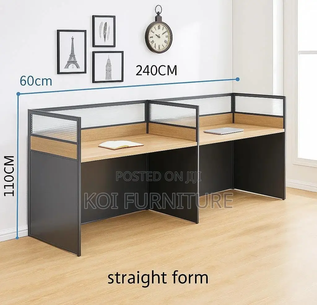 Office Workstation : 2 Way Straight Workstation