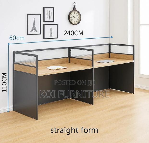 Office Workstation : 2 Way Straight Workstation - thumbnail 7