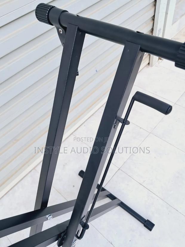 Adjustable Metallic Keyboard Double Stand - thumbnail 2