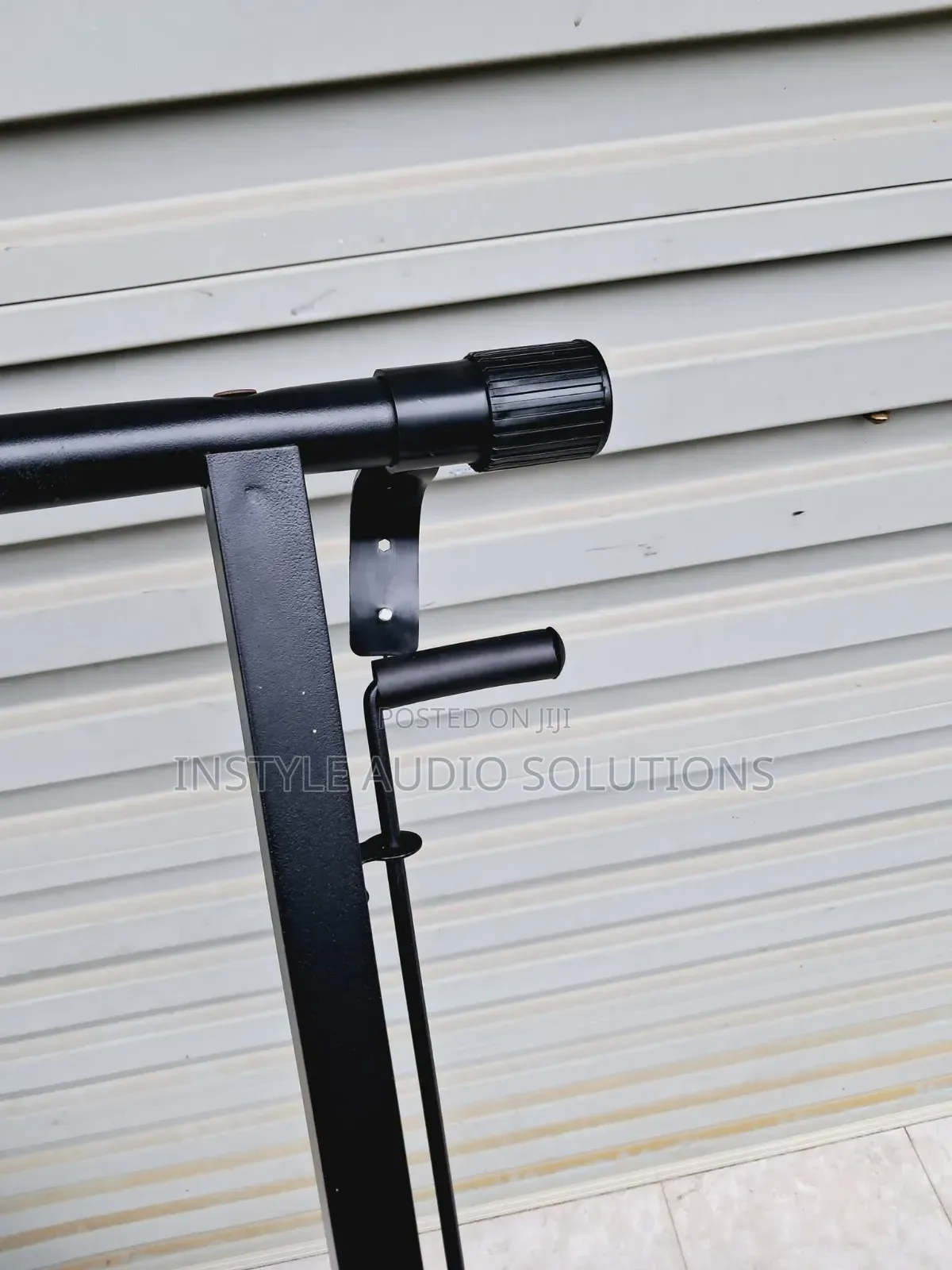 Adjustable Metallic Keyboard Double Stand