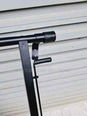 Adjustable Metallic Keyboard Double Stand