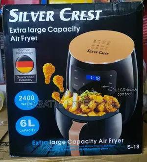 6 Litres Silver Crest Air Fryer 
Each 
Box Has 4 Pieces