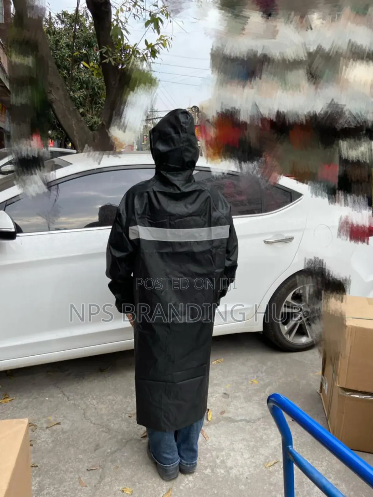 Adult Raincoat With Cap Cn