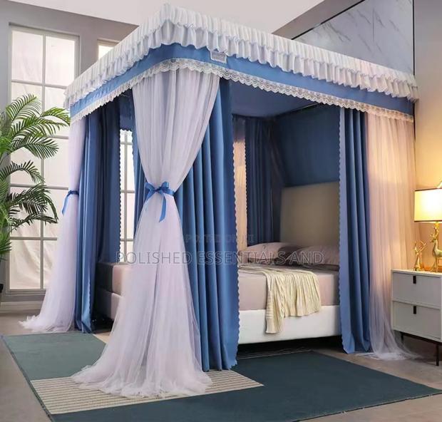 Classy Canopy Bed Curtains - main view