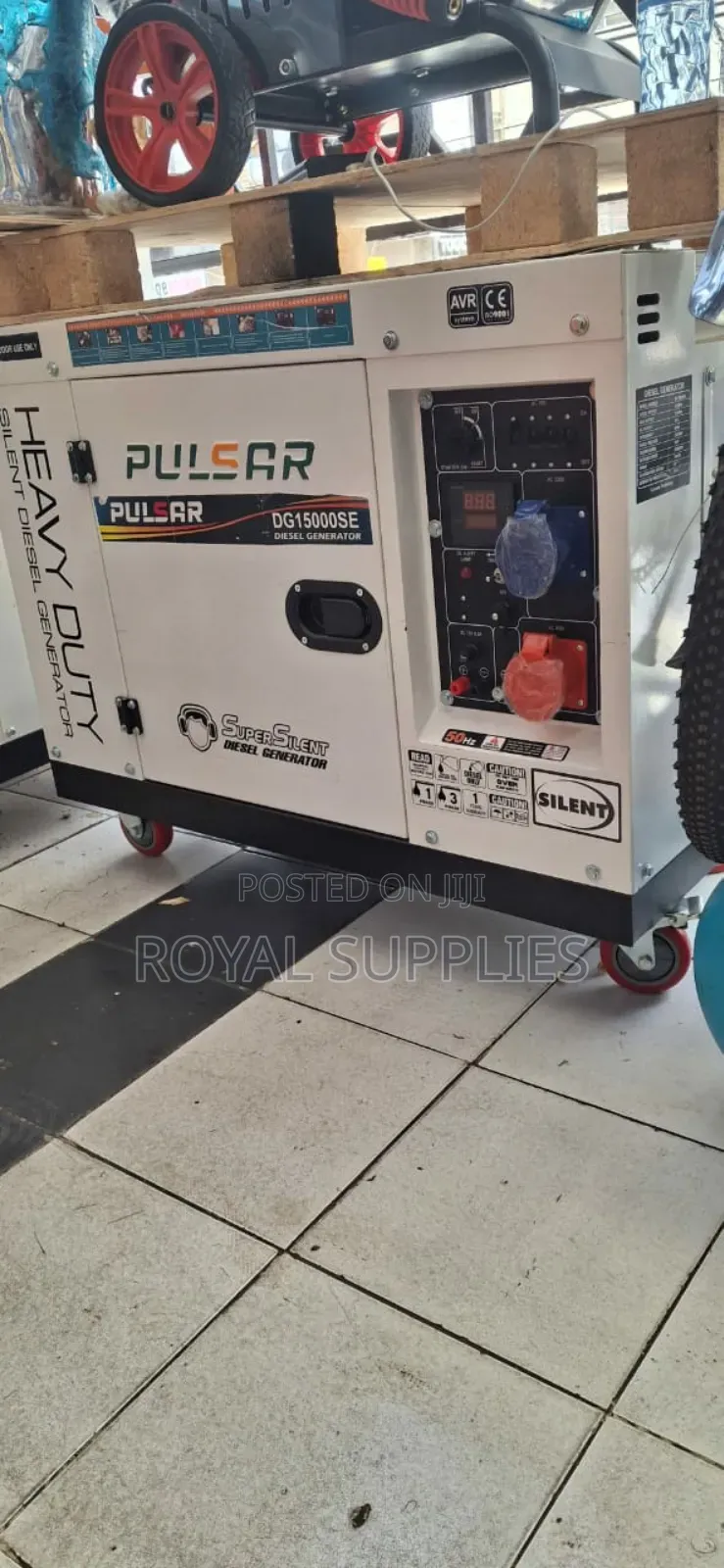 Top Rated 15kva Silent Diesel Generator 3 / 1 Phase