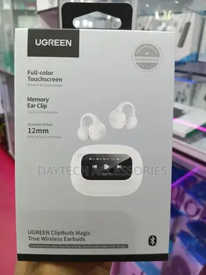 Ugreen Clipbuds Magic True Wireless Earbuds White – 55136