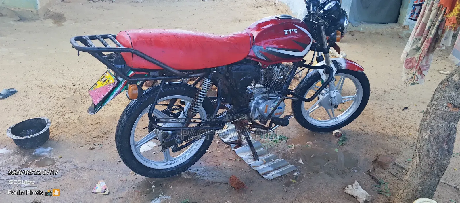 TVS HLX 125 2020 Red