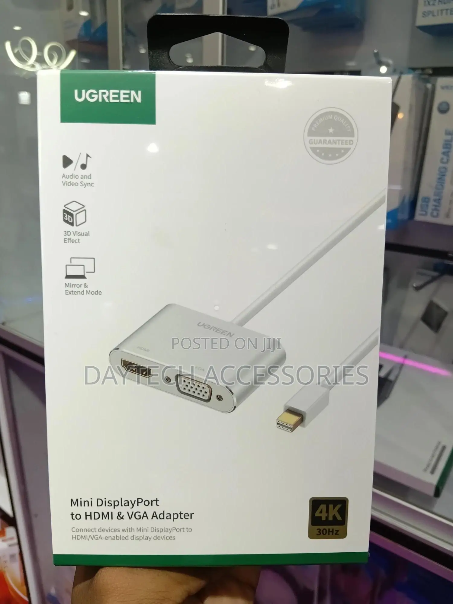 The Ugreen Mini Displayport to Hdmi Vga Converter (Model Md115)