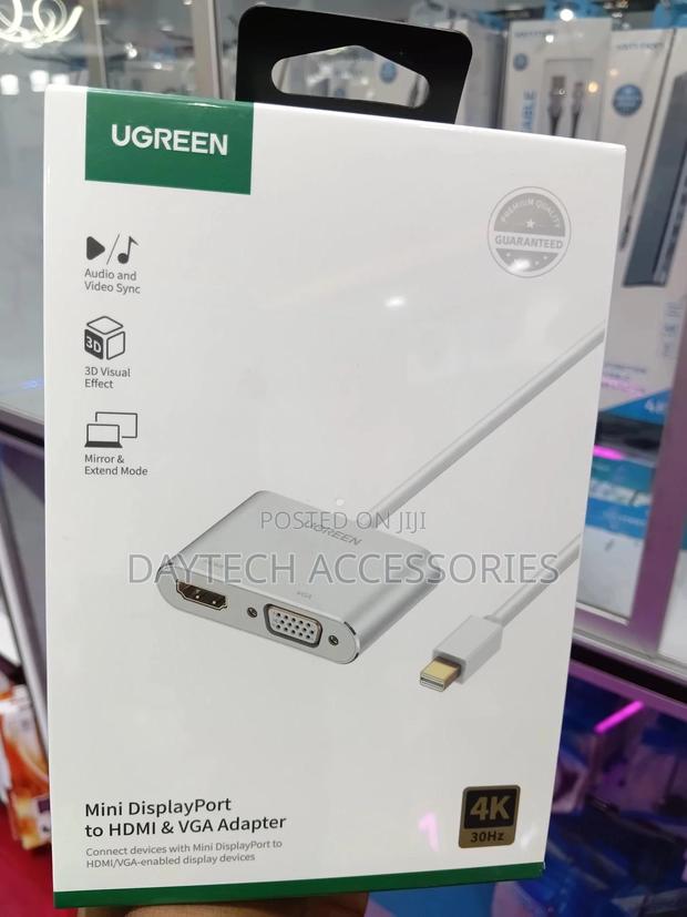 Ugreen Mini Dp to Hdmi + Vga Converter – Md115 – 20421