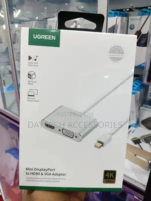 Ugreen Mini Dp to Hdmi + Vga Converter – Md115 – 20421