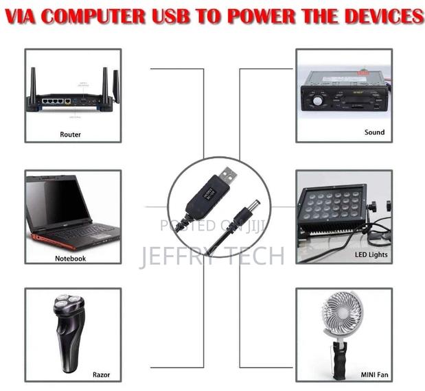 Usb Boost Cable to 12v Router/Tablet/Cell Phone/ Ebook - thumbnail 3