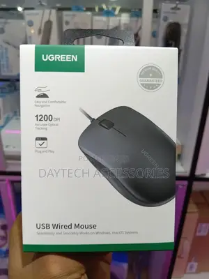 Ugreen Mu007 Usb Wired Ergonomic Mouse (Model Ug-90789).
