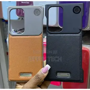 Leather Case With Magsafe Metallic Frame Leather for Galaxy S25 Ultra