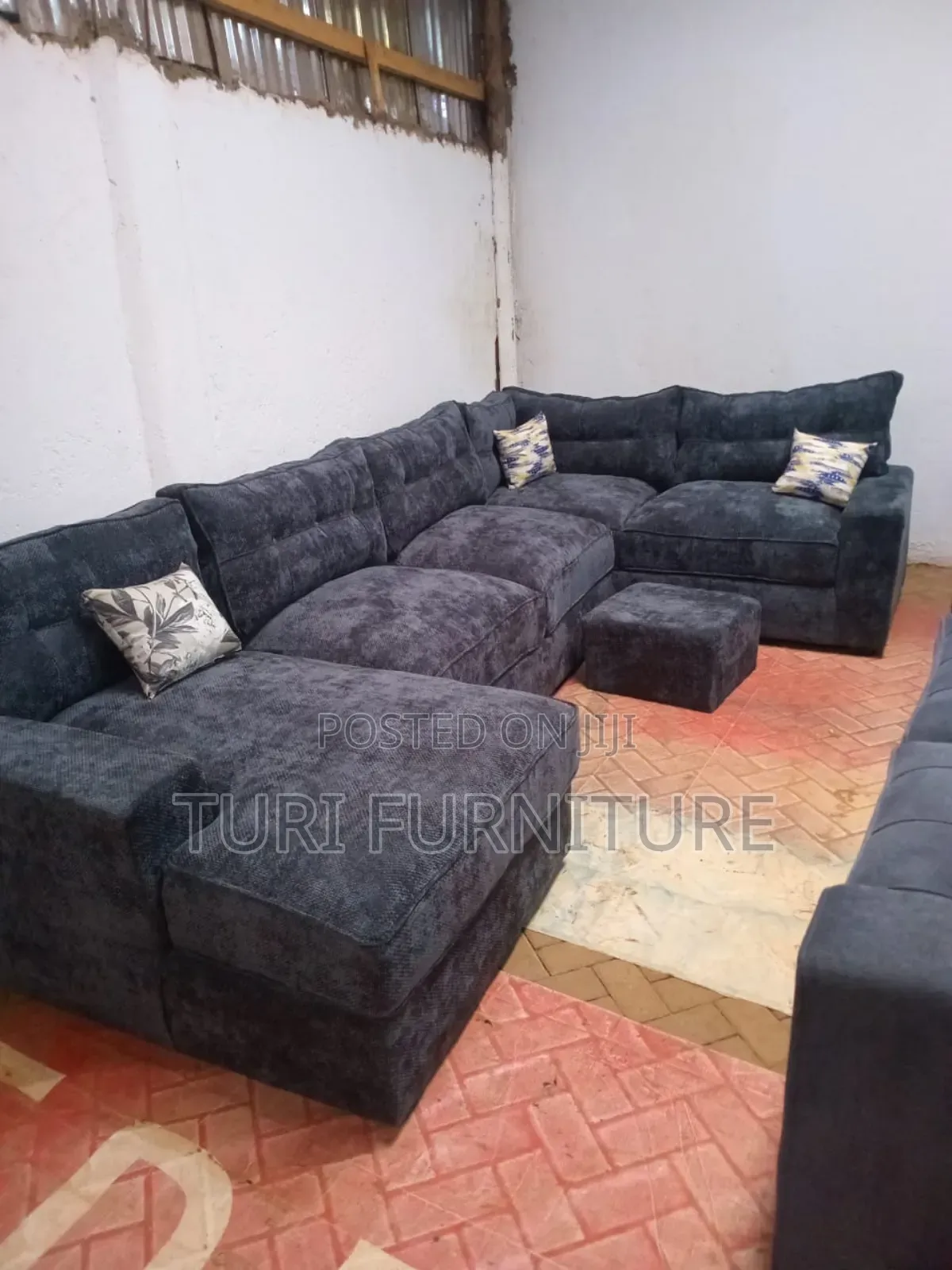 U Shaped Spring Sofa