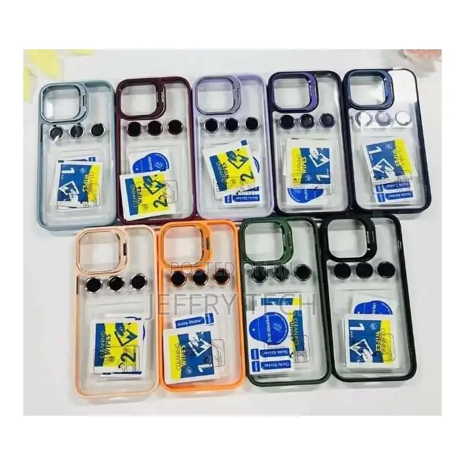 Clear Case Camera Lens Protector, Stand Corners for iPhone 17 Pro -