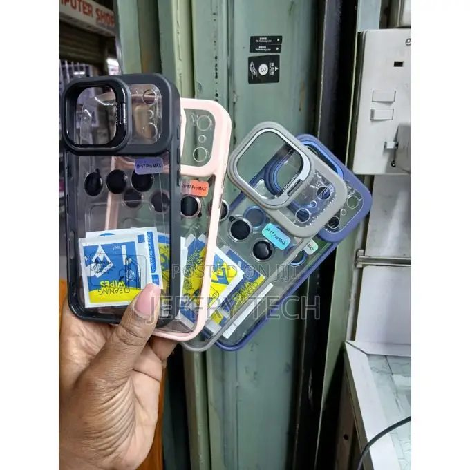 Clear Case Camera Lens Protector, Stand Corners for iPhone 17 Pro -