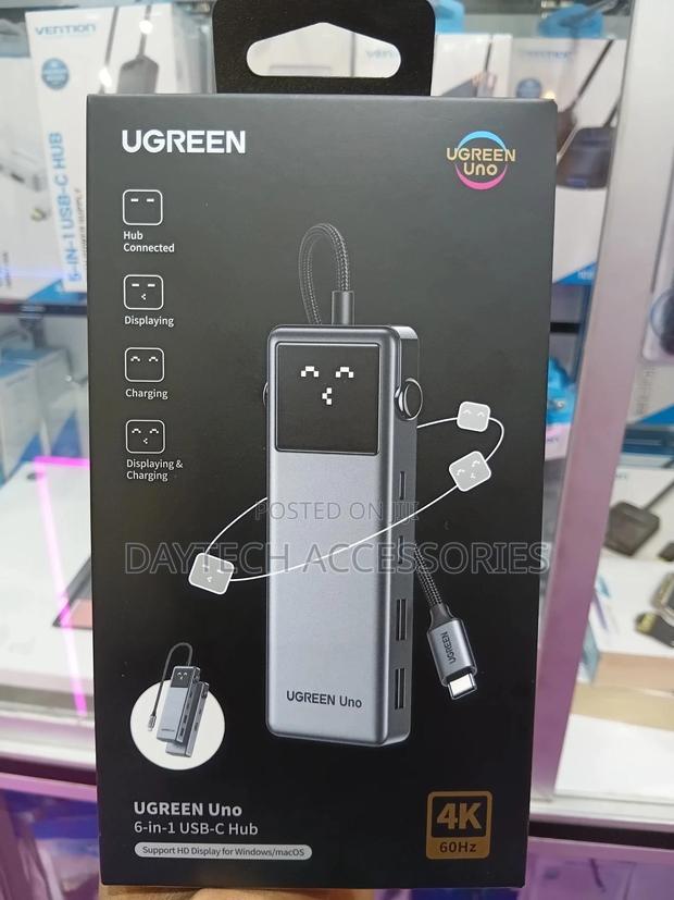 The Ugreen Uno 6-in-1 Usb-C Hub. - thumbnail 2