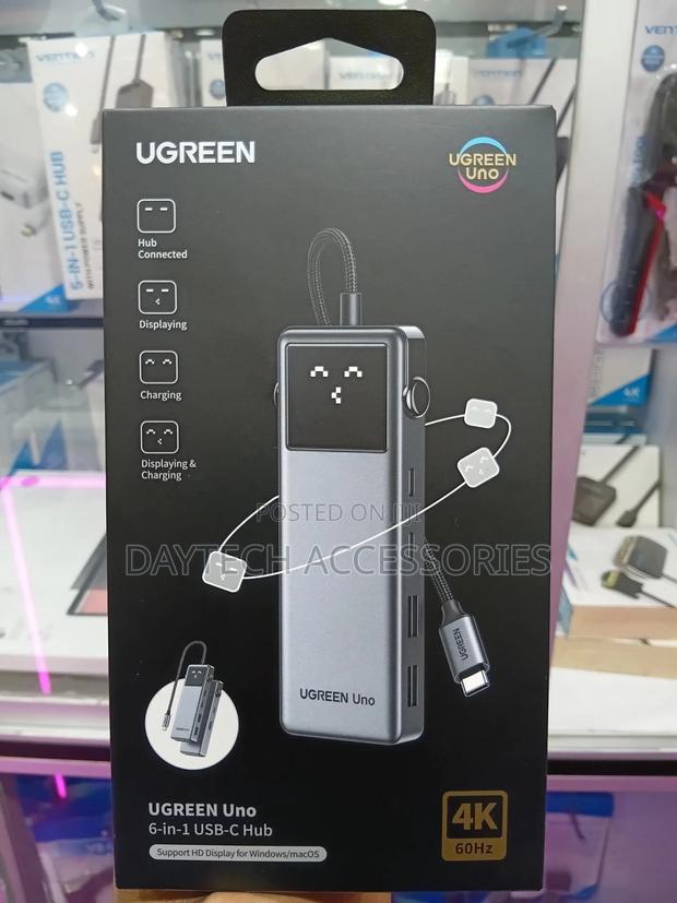 The Ugreen Uno 6-in-1 Usb-C Hub. - thumbnail 3