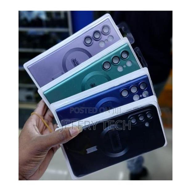 Samsung Galaxy S21 Fe Wireless Charging Magnetic Clear Case With Magsa