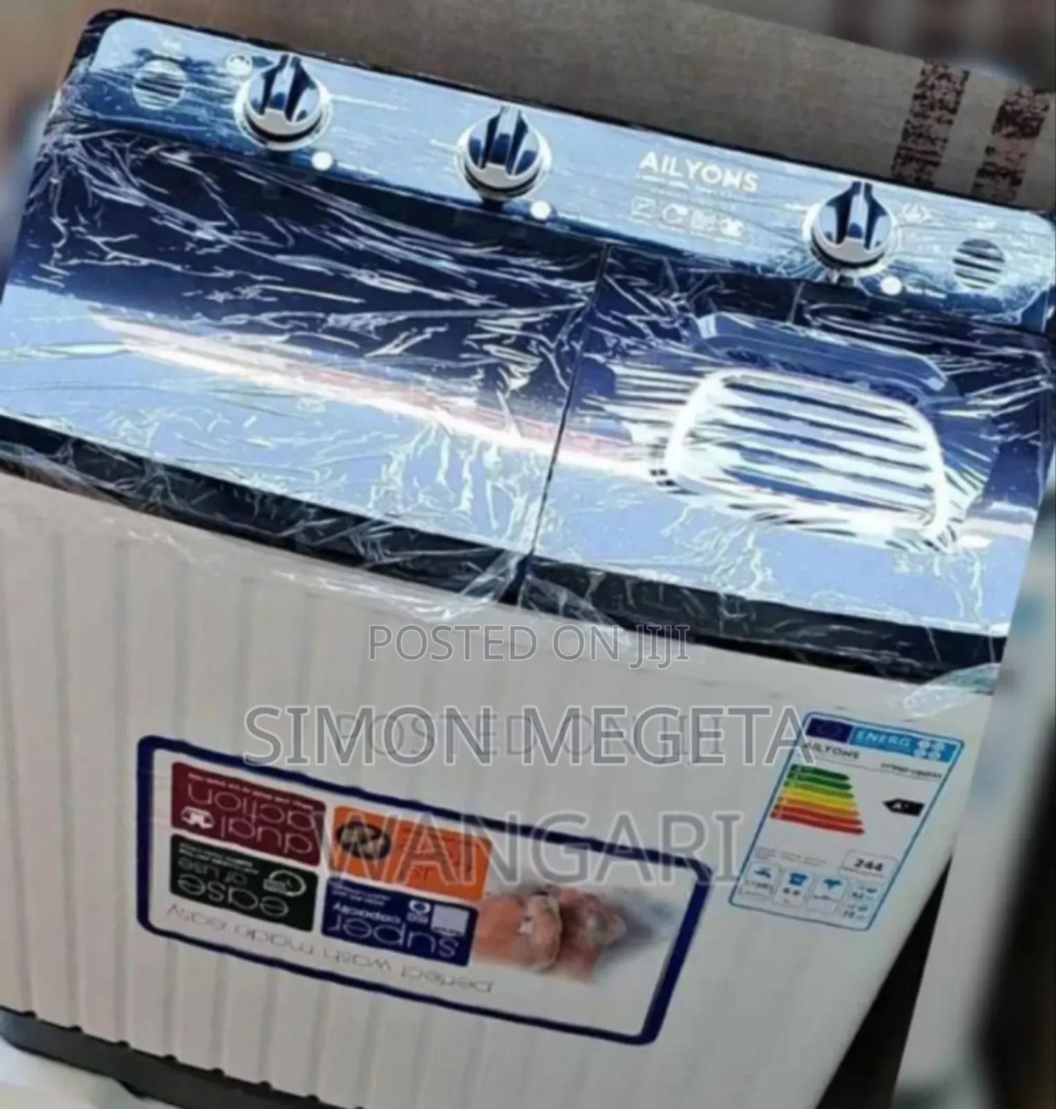 Wash and Spinnig New 8kgs Ailyons Washing Machine