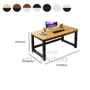 Office Desk; Versatile Home Office Desk With Sturdy Carbon Steel Frame