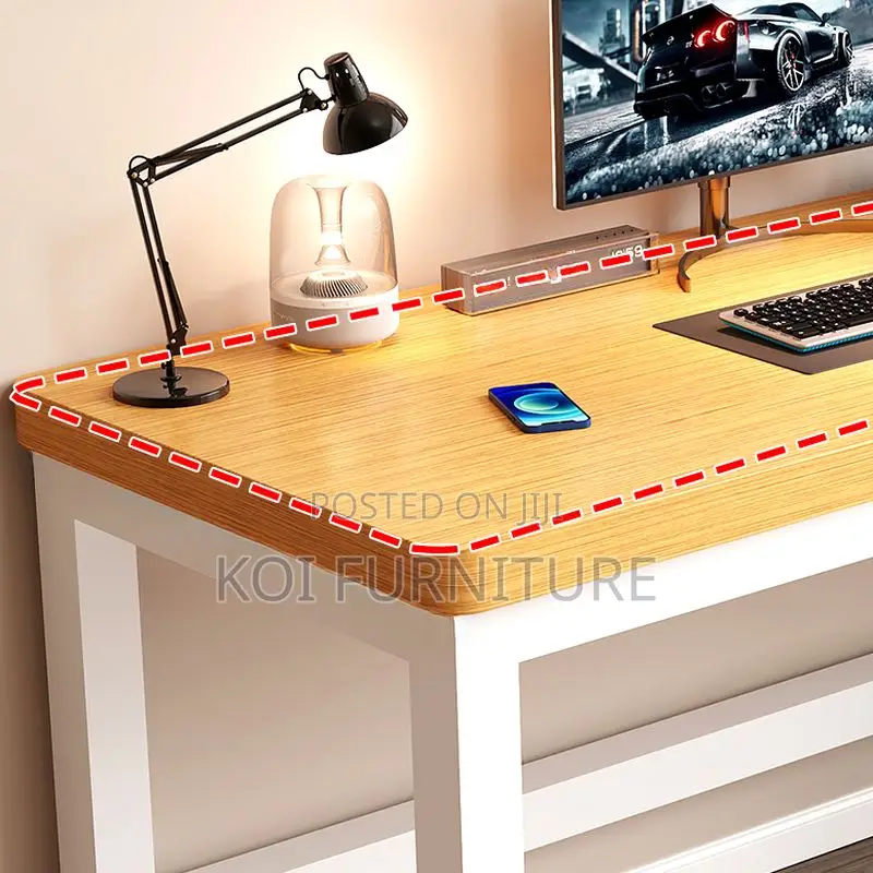 Office Desk; Versatile Home Office Desk With Sturdy Carbon Steel Frame
