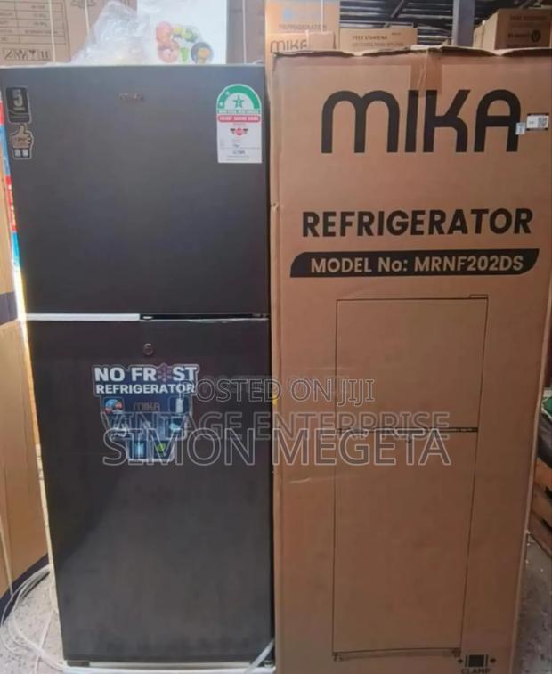 Colour Grey Mika 202l Fridge - main view