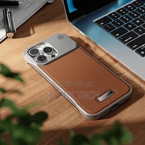 Frameless Leather Case With Magsafe, Leather for iPhone 12 Pro Max - thumbnail 2