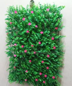 Floral Boxwood Green Wall Hedges/Panels - thumbnail 2
