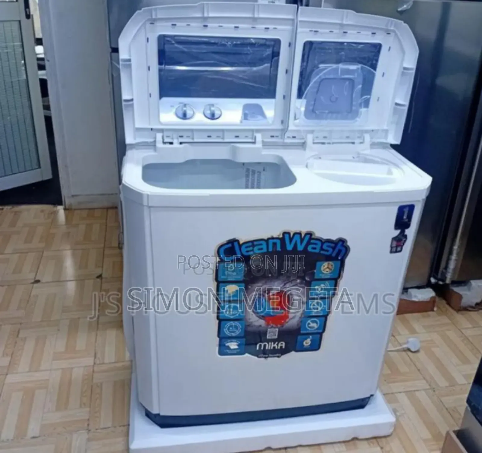 Double Tab Twin Tab Mika 10kgs Washing Machine