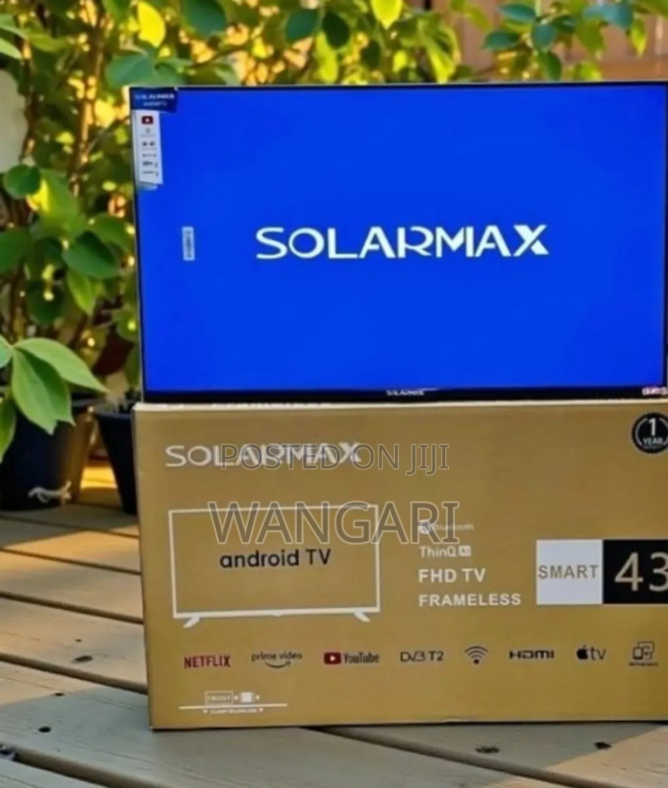 Pre Installed Apps Solarmax 43 Inch Smart FHD Television