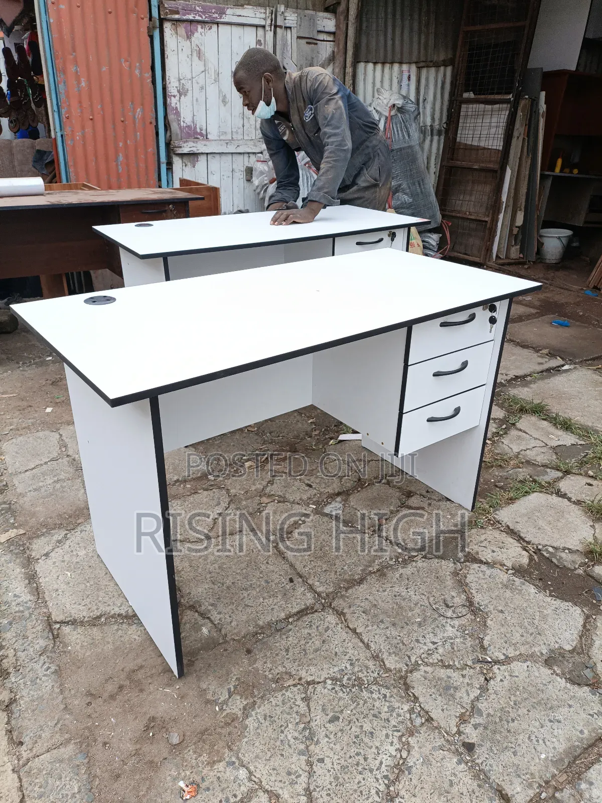 White Premium Office Desk