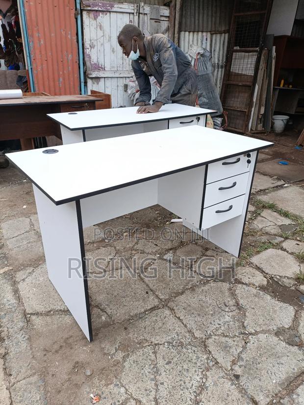 White Premium Office Desk - thumbnail 2