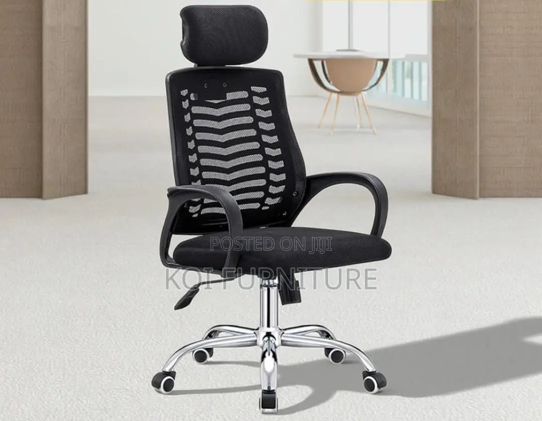 Office Chair : Strong Ergonomic Desk Chair With Headrest