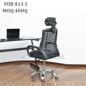 Office Chair : Strong Ergonomic Desk Chair With Headrest