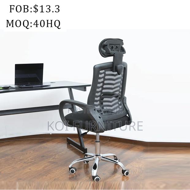 Office Chair : Strong Ergonomic Desk Chair With Headrest - thumbnail 5