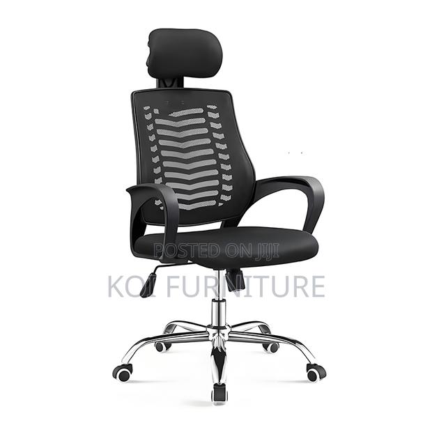 Office Chair : Strong Ergonomic Desk Chair With Headrest - thumbnail 7