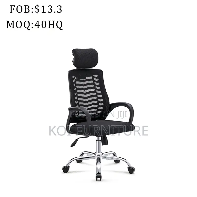 Office Chair : Strong Ergonomic Desk Chair With Headrest