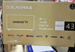 1 Year Warranty Solarmax 43 Inch Smart FHD Television