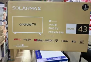 1 Year Warranty Solarmax 43 Inch Smart FHD Television