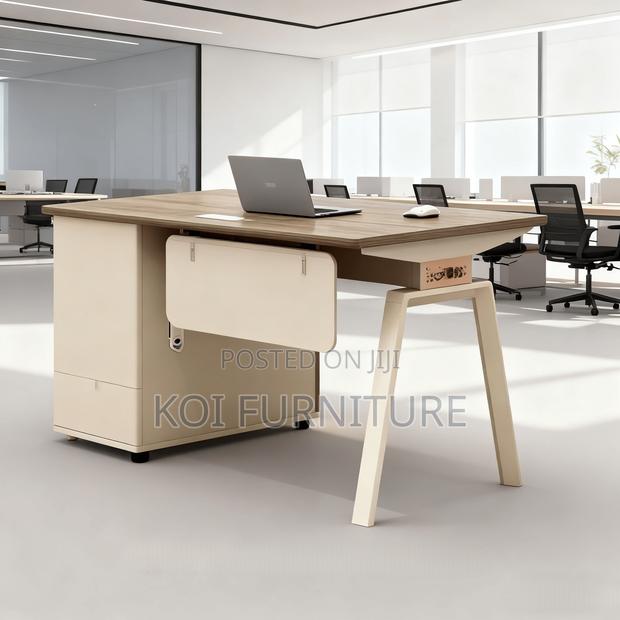 Office Desk : 1.4m Modern Minimalist Executive Office Desk