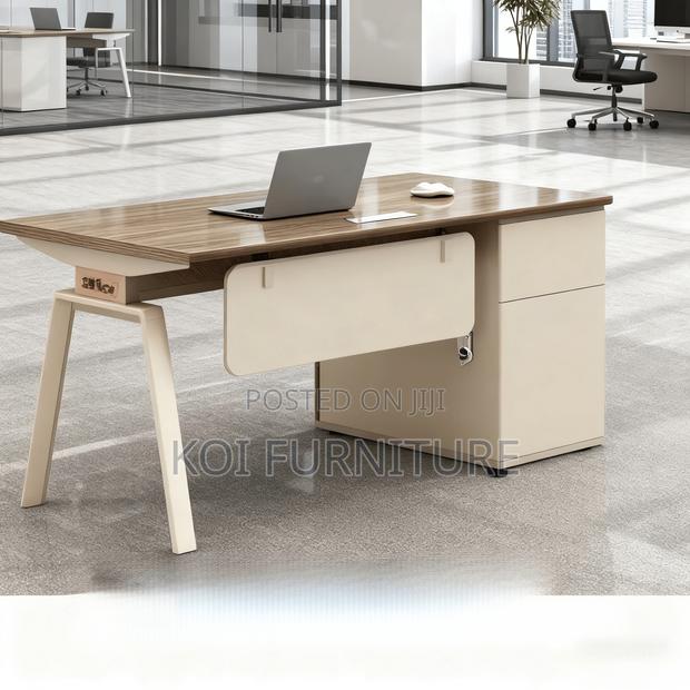 Office Desk : 1.4m Modern Minimalist Executive Office Desk - thumbnail 5