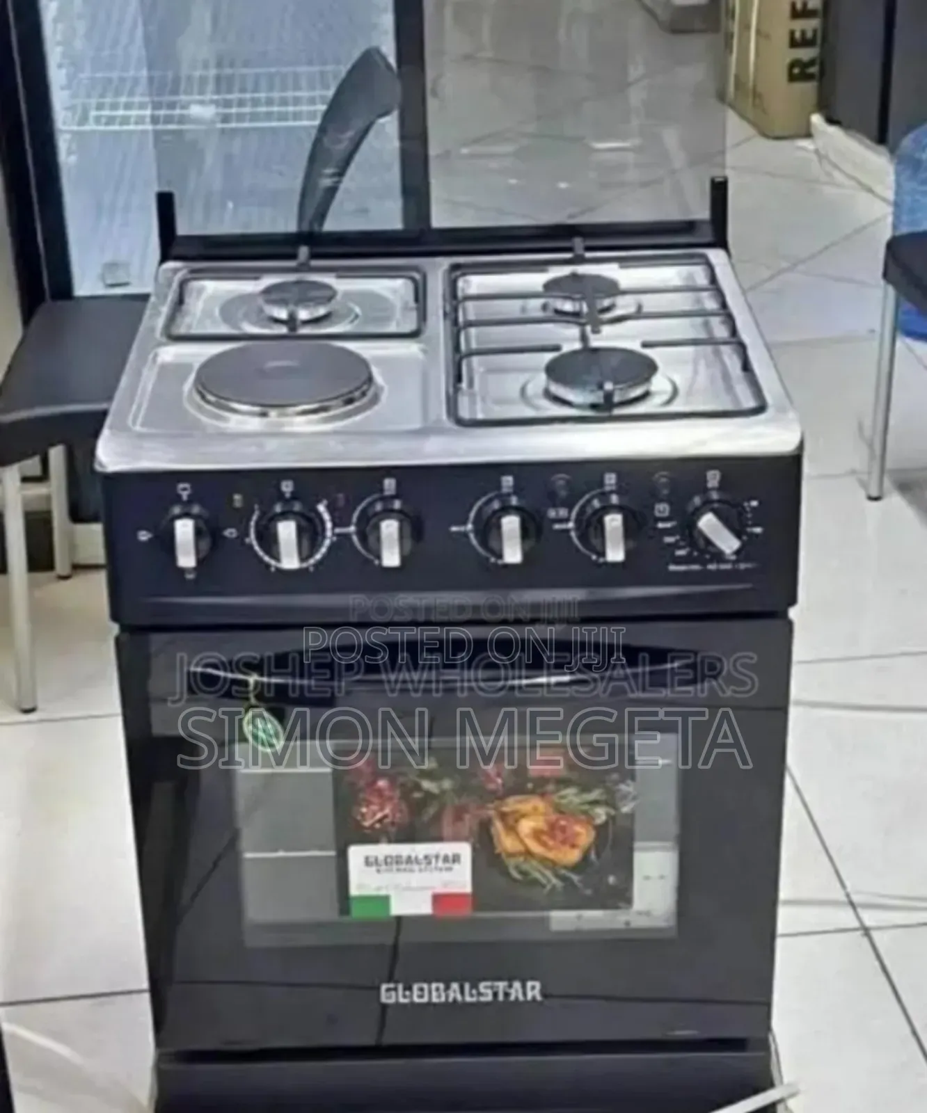 With Electric Plate Globalstar 60*60 Standing Cooker
