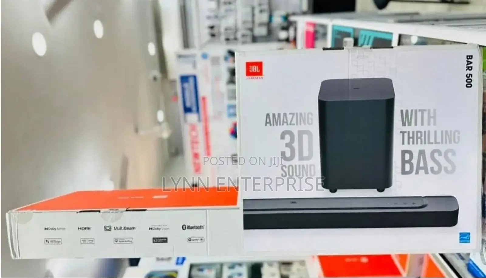 JBL Soundbar;
JBL Bar 500