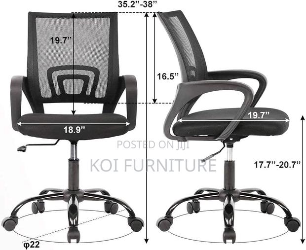 Office Chair : Ergonomic Mesh Office Chair - thumbnail 7