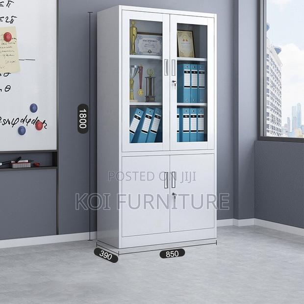 Office Cabinet : Lockable Steel Office Filing Cabinet. - thumbnail 3