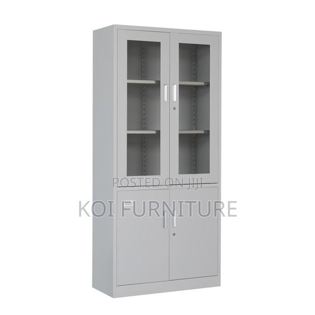 Office Cabinet : Lockable Steel Office Filing Cabinet. - thumbnail 4
