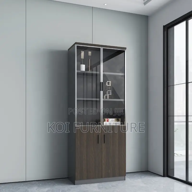 Office Cabinet : 2 Door Royaloak Miller Bookshelf Cabinet