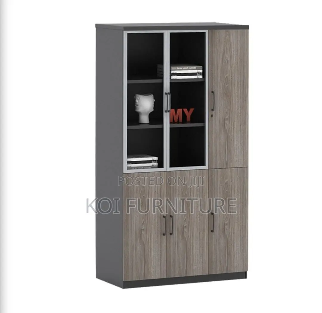 Office Cabinet : 3-Door Wooden Advanced Office Filling Cabinet