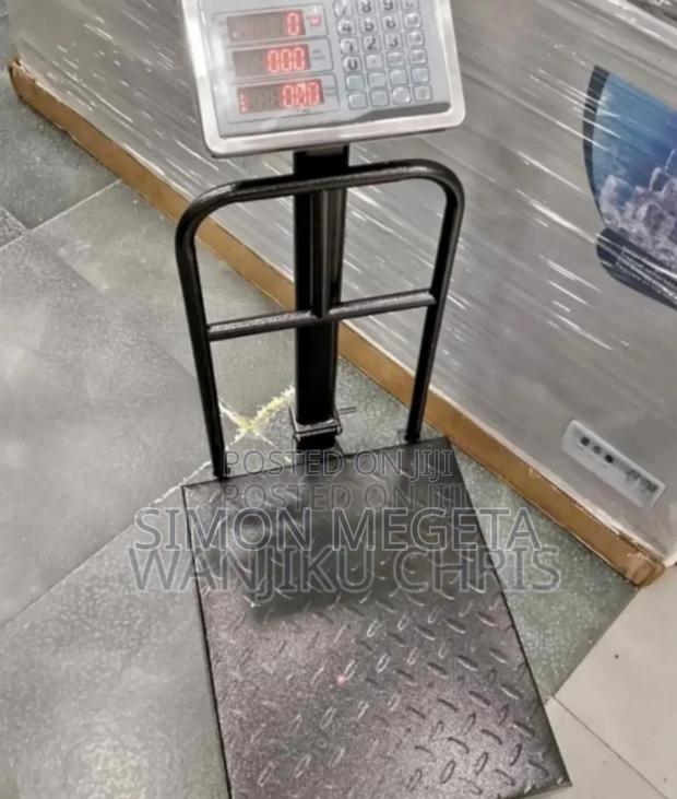 With Side Holders 300kgs Platform Weighing Scales - main view